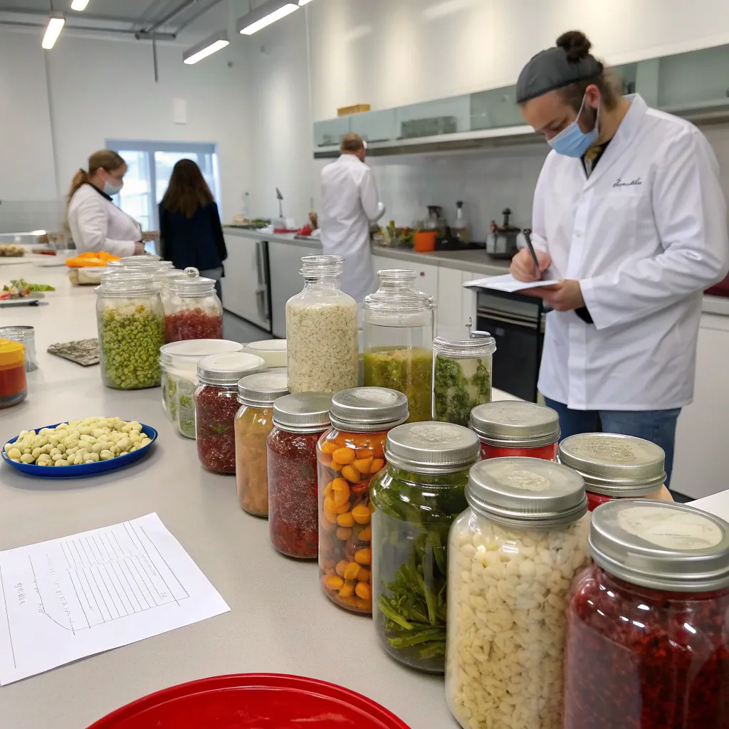 Fermentation course in progress